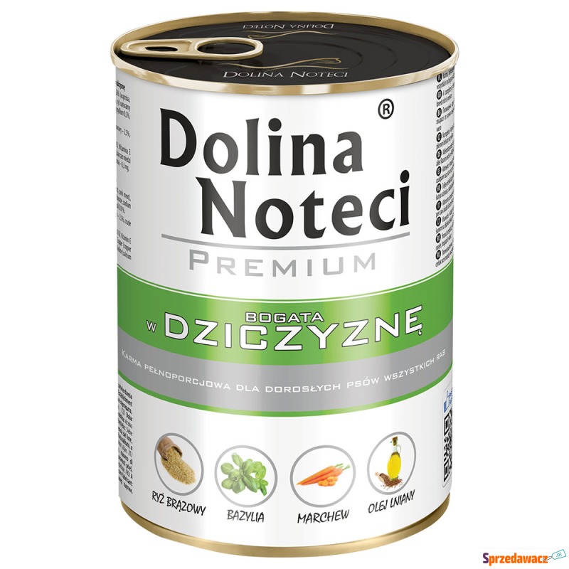 Megapakiet Dolina Noteci Premium, 48 x 400 g -... - Karmy dla psów - Kołobrzeg