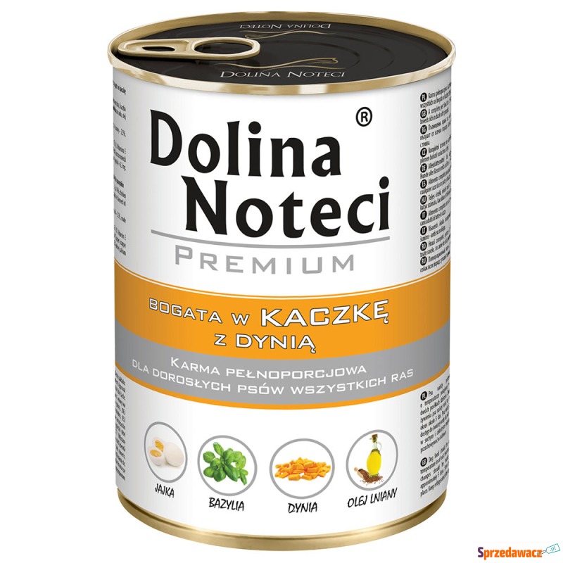 Dolina Noteci Premium, 24 x 400 g - Kaczka z dynią - Karmy dla psów - Nowy Sącz