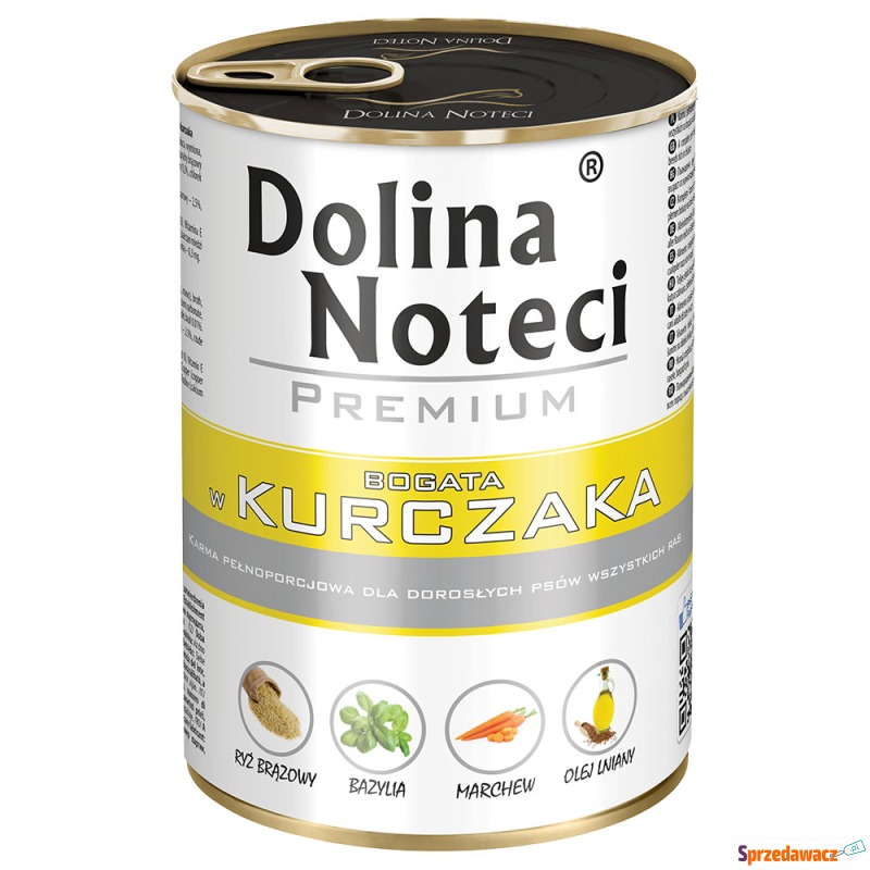 Megapakiet Dolina Noteci Premium, 48 x 400 g -... - Karmy dla psów - Częstochowa