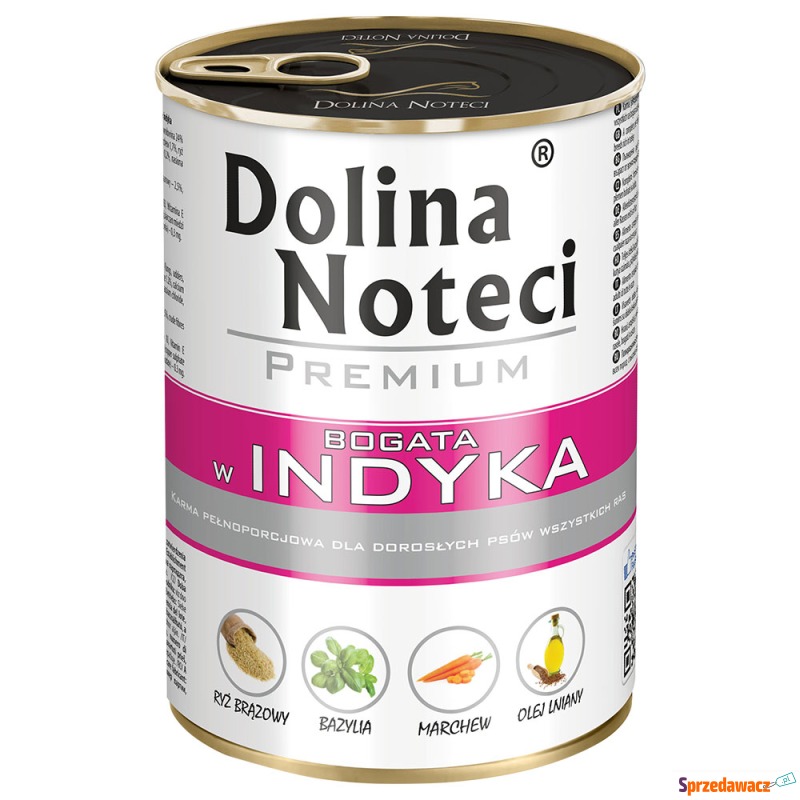 Dolina Noteci Premium, 24 x 400 g - Indyk - Karmy dla psów - Bielsko-Biała