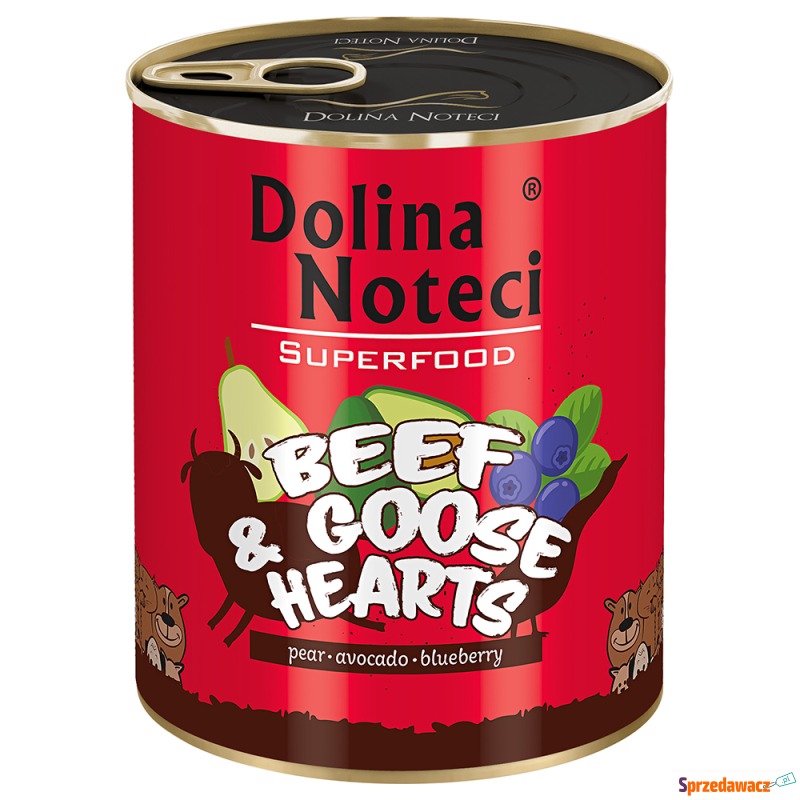 Dolina Noteci Superfood, 12 x 800 g - Wołowina... - Karmy dla psów - Białystok