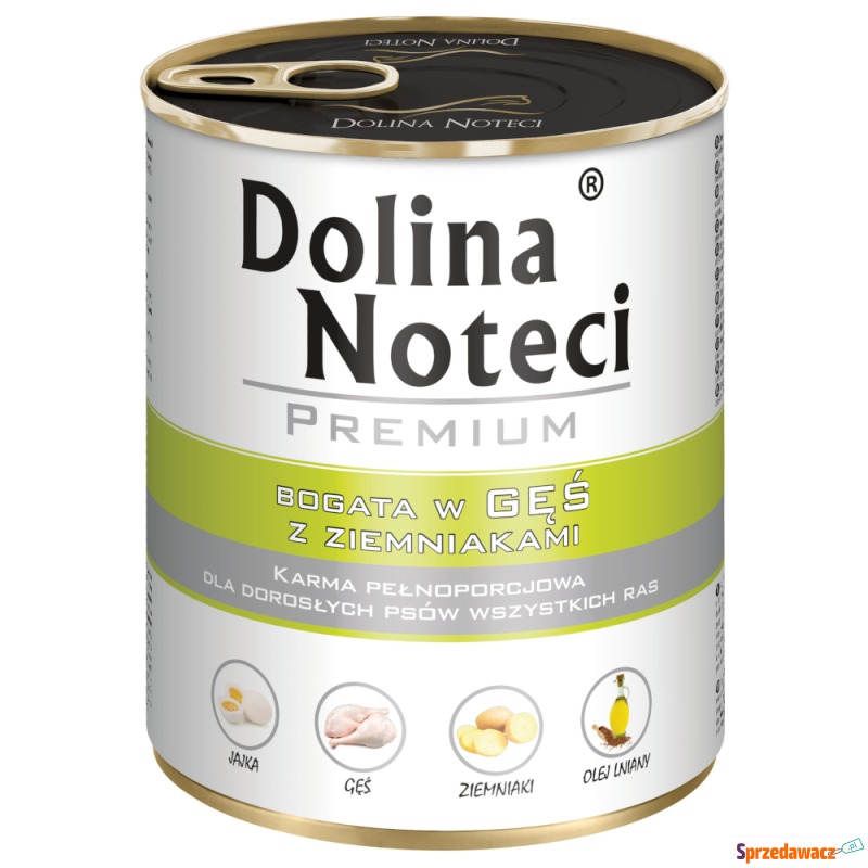 Dolina Noteci Premium, 24 x 800 g - Gęś z zie... - Karmy dla psów - Rzeszów