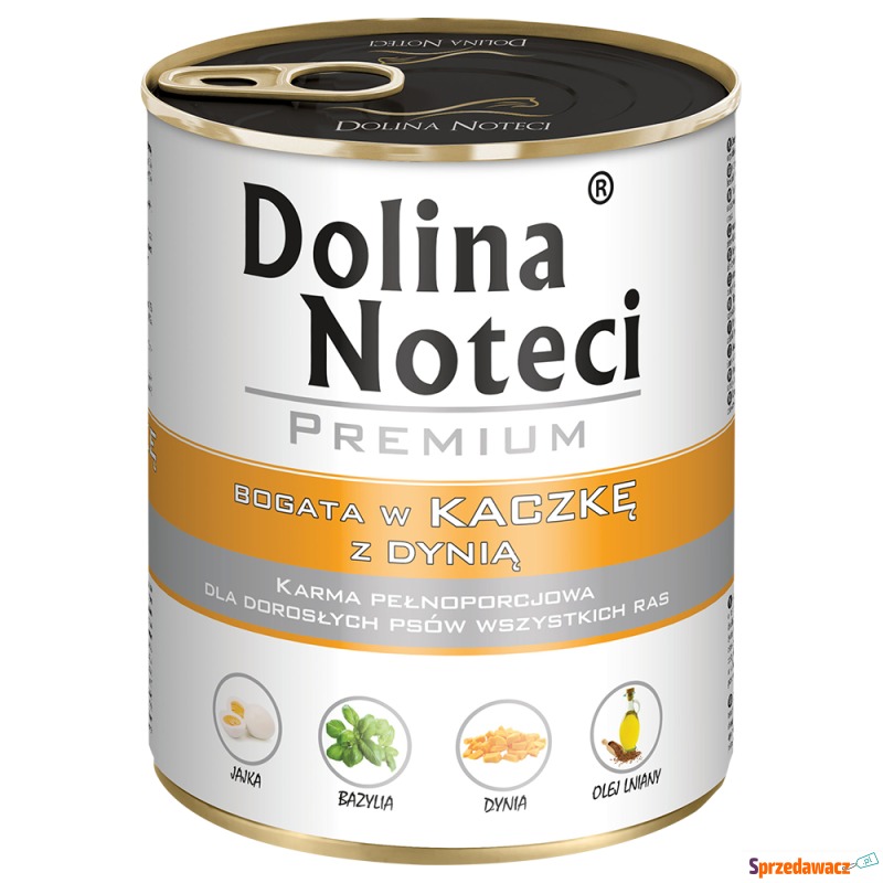 Dolina Noteci Premium, 12 x 800 g - Kaczka z dynią - Karmy dla psów - Głogów