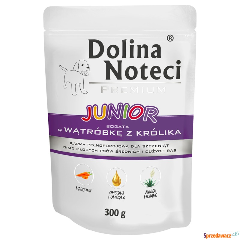 Megapakiet Dolina Noteci Junior,  20 x 300 g -... - Karmy dla psów - Legnica