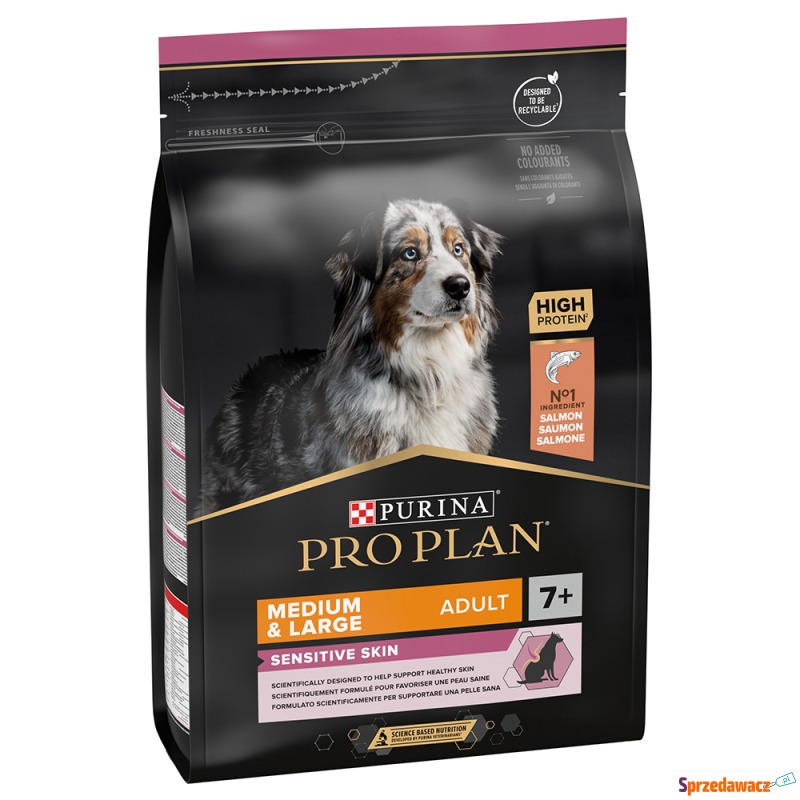 PURINA PRO PLAN Medium & Large Adult 7+ Sensitive... - Karmy dla psów - Pilchowo