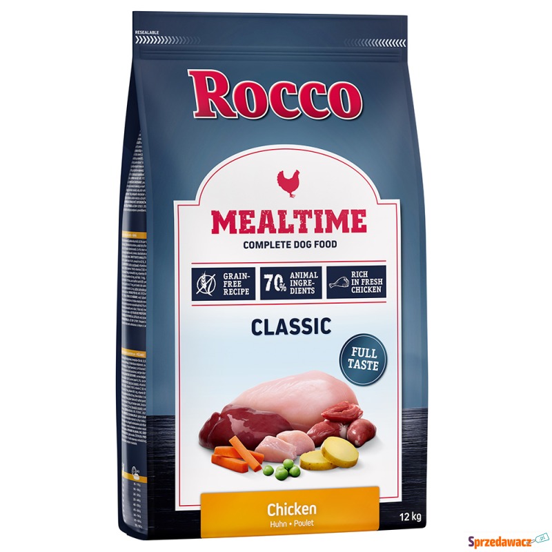 Rocco Mealtime, kurczak - 2 x 12 kg - Karmy dla psów - Jelenia Góra