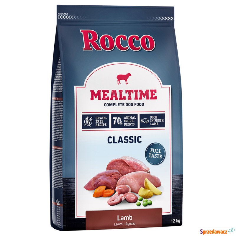 Rocco Mealtime, jagnięcina - 2 x 12 kg - Karmy dla psów - Elbląg