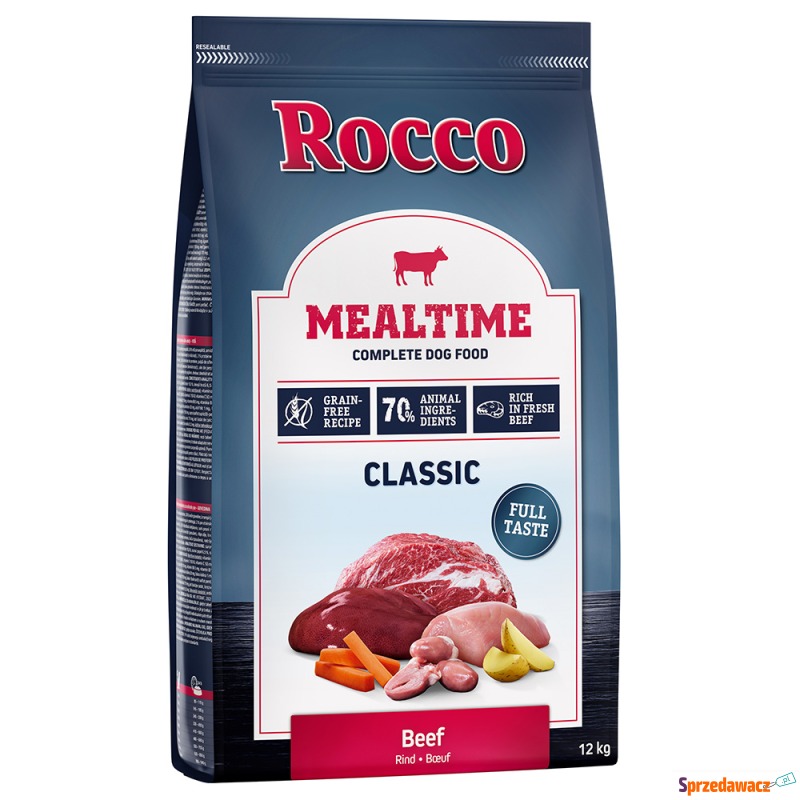 Rocco Mealtime, wołowina - 2 x 12 kg - Karmy dla psów - Rzeszów