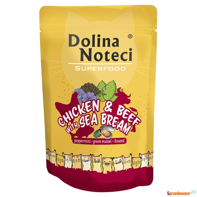 Dolina Noteci Superfood, 10 x 85 g - Kurczak i... - Karmy dla kotów - Szczecin