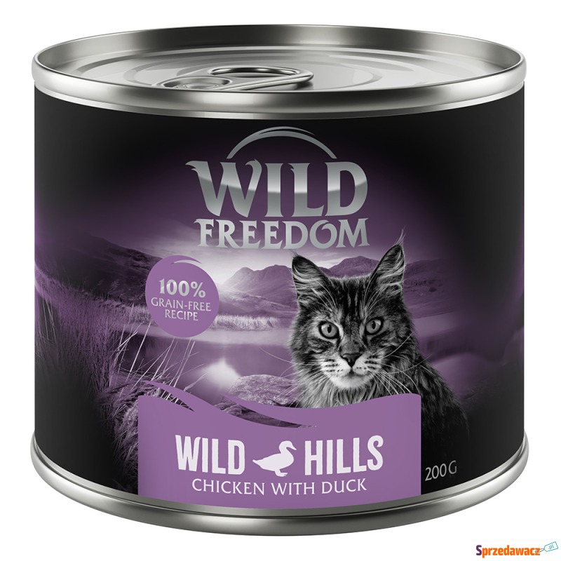 Wild Freedom Adult, 6 x 200 g - bezzbożowa re... - Karmy dla kotów - Brzeg