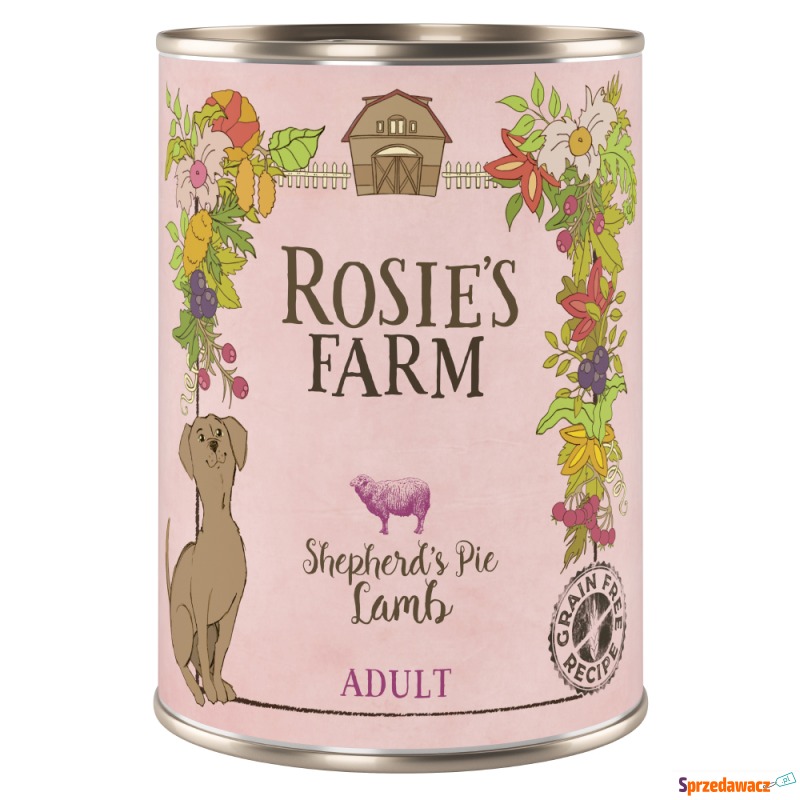 Megapakiet Rosie's Farm Adult, 24 x 400 g  -... - Karmy dla psów - Świnoujście