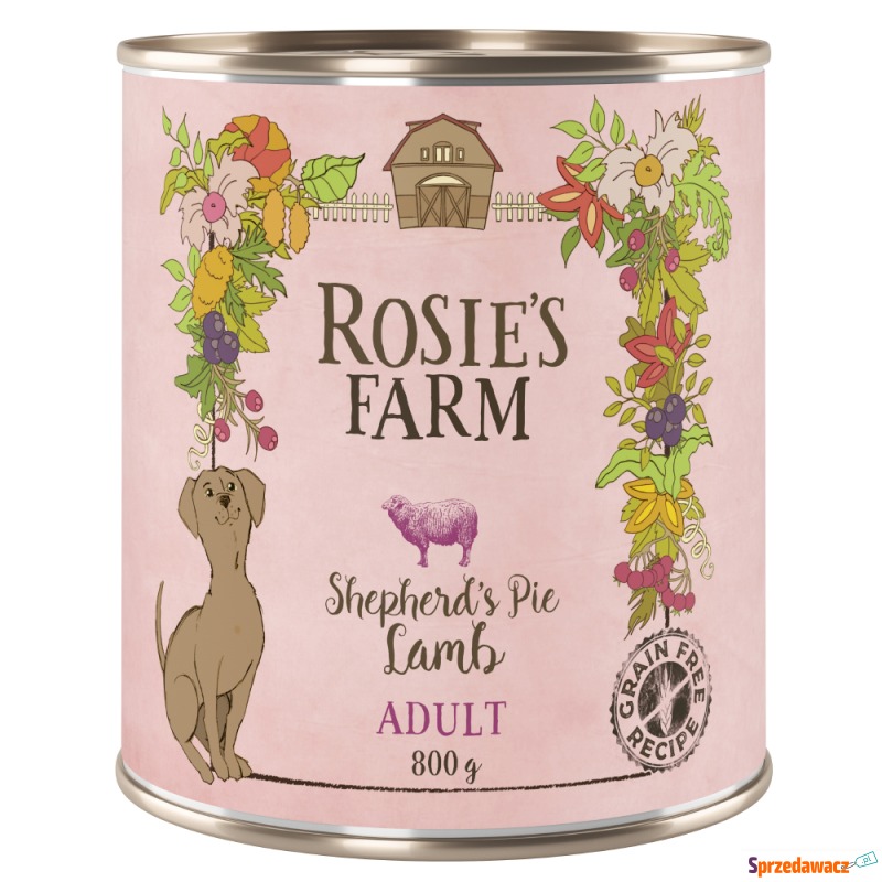 Megapakiet Rosie's Farm Adult, 24 x 800 g  -... - Karmy dla psów - Brodnica