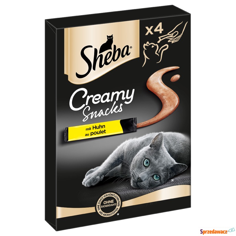 Sheba Creamy Snacks pasta dla kota - Kurczak,... - Przysmaki dla kotów - Legnica