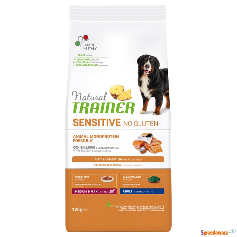 Natural Trainer Sensitive No Gluten Adult Med... - Karmy dla psów - Wrocław