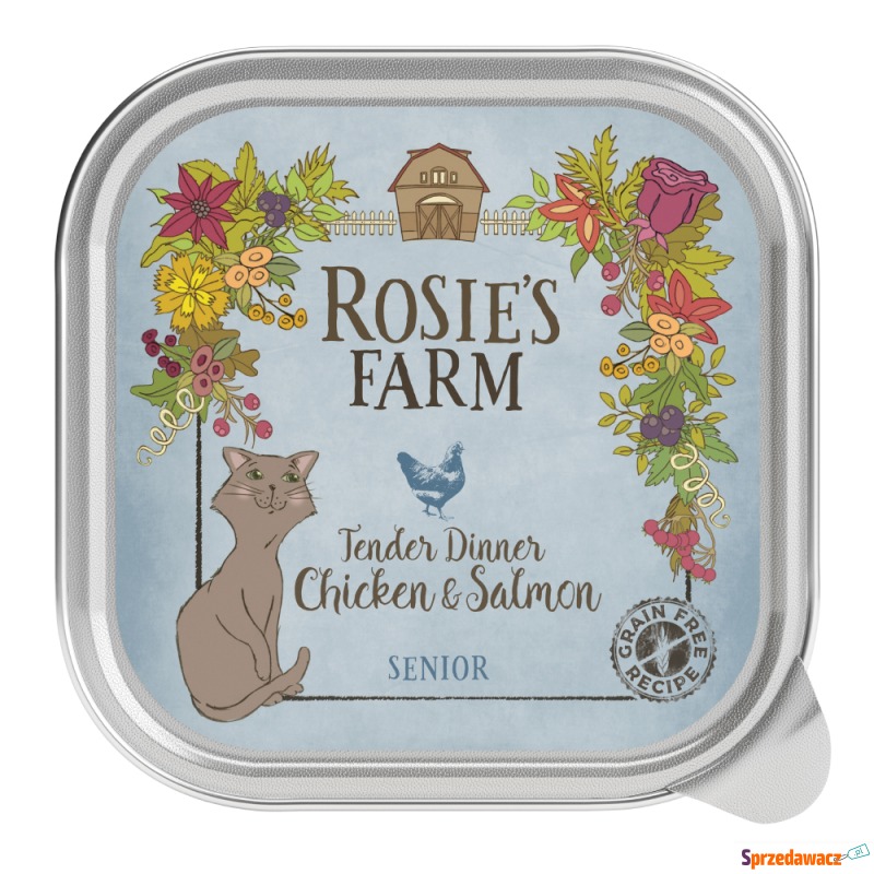 Pakiet Rosie's Farm Senior, 32 x 100 g - Kurczak... - Karmy dla kotów - Konin