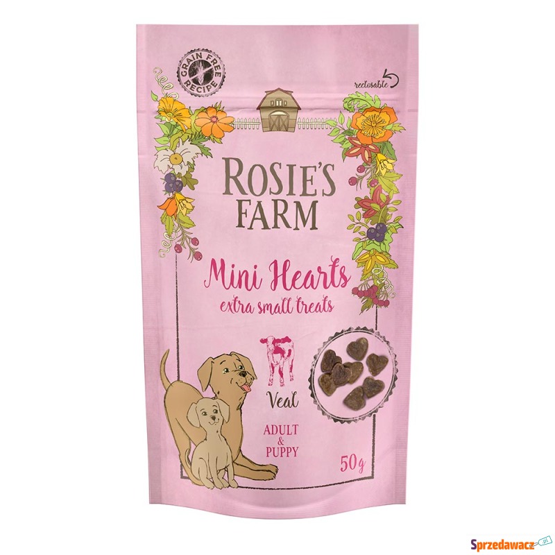 Rosie's Farm Puppy & Adult "Mini Hearts", cie... - Przysmaki dla psów - Toruń