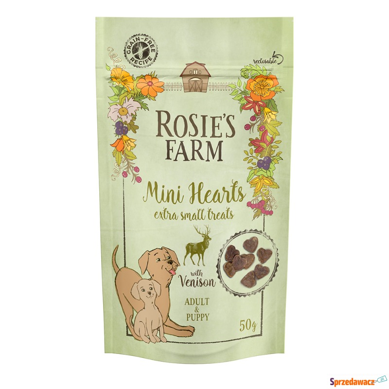 Rosie's Farm Snacks Puppy & Adult "Mini Hearts",... - Przysmaki dla psów - Elbląg