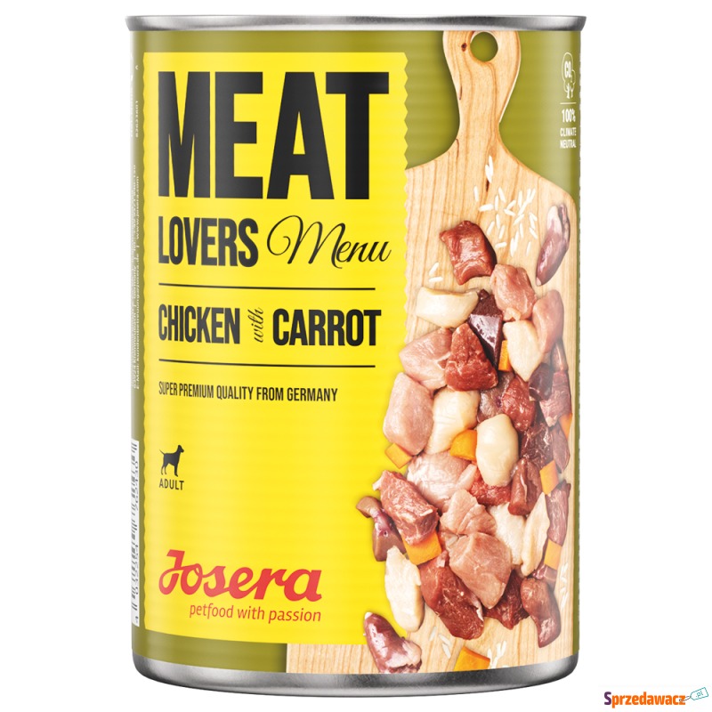 Josera Meatlovers Menu, 6 x 800 g - Kurczak i... - Karmy dla psów - Przemyśl