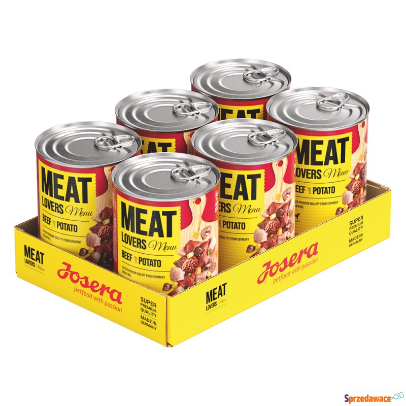 Megapakiet Josera Meatlovers Menu, 12 x 400 g... - Karmy dla psów - Suwałki