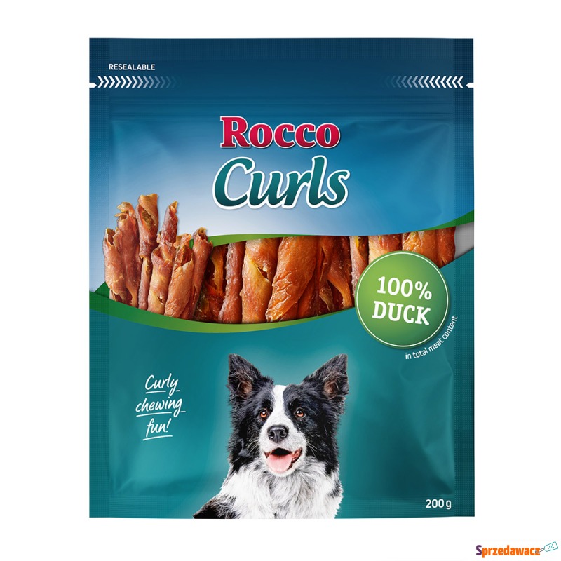 Rocco Curls - Kaczka, 200 g - Przysmaki dla psów - Żagań