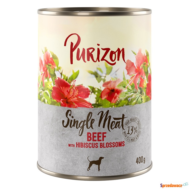 Purizon Single Meat, 12 x 400 g - Wołowina z... - Karmy dla psów - Gliwice