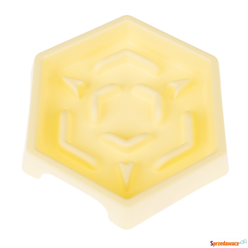 TIAKI Slow Feeder Yellow Hexagon - 450 ml - Zabawki dla psów - Częstochowa