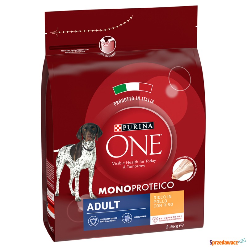 PURINA ONE Mono-Protein, kurczak - 2,5 kg - Karmy dla psów - Białystok