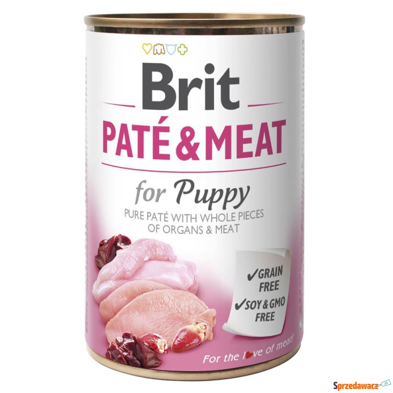 Brit Paté & Meat, 6 x 400 g - Puppy - Karmy dla psów - Zielona Góra