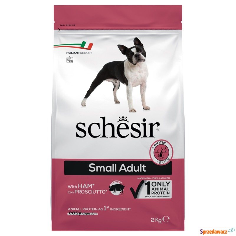 Schesir Dog Small Adult z szynką - 2 kg - Karmy dla psów - Lębork