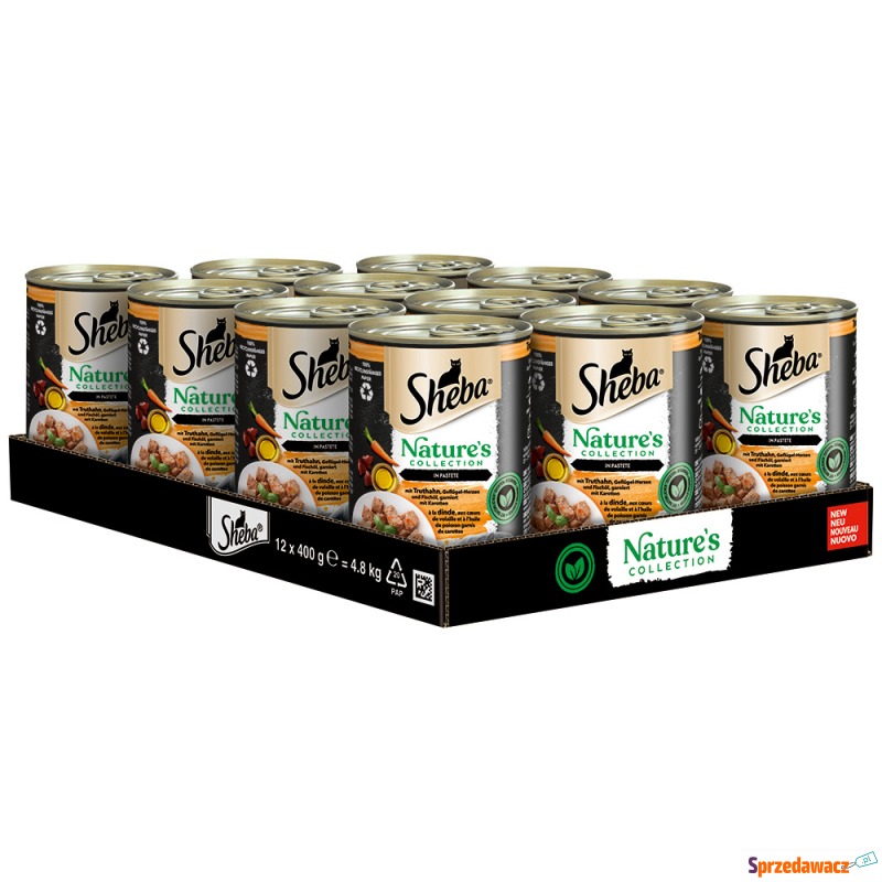 Sheba Nature's Collection, 12 x 400 g - Indyk... - Karmy dla kotów - Żyrardów