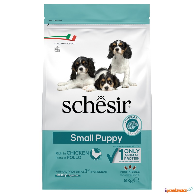 Schesir Dog Small Puppy, z kurczakiem - 2 x 2... - Karmy dla psów - Jelenia Góra