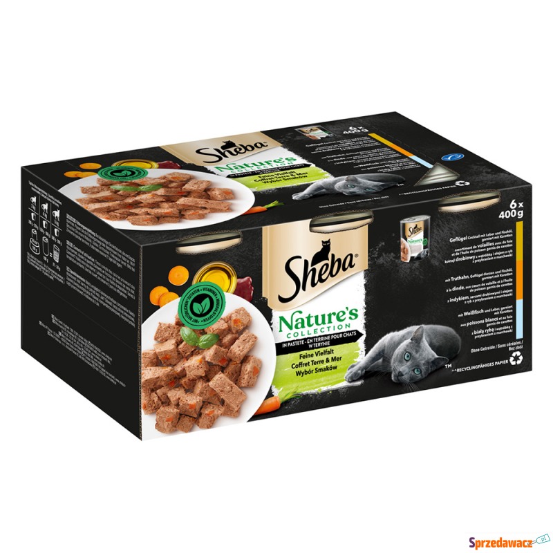 Sheba Nature's Collection, 12 x 400 g - Smakowity... - Karmy dla kotów - Bytom