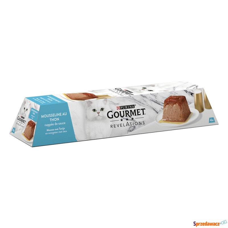 Gourmet Revelations Mus, 4 x 57 g - Tuńczyk - Karmy dla kotów - Głogów