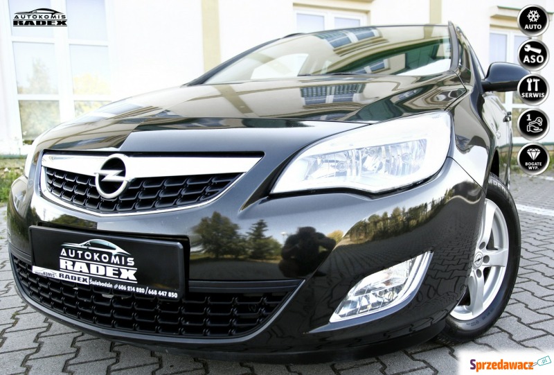 Opel Astra 2011,  1.4 benzyna - Na sprzedaż za 21 999 zł - Świebodzin