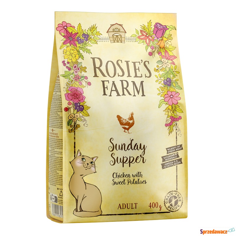 Rosie's Farm Adult, kurczak z batatami - 400 g - Karmy dla kotów - Gowidlino