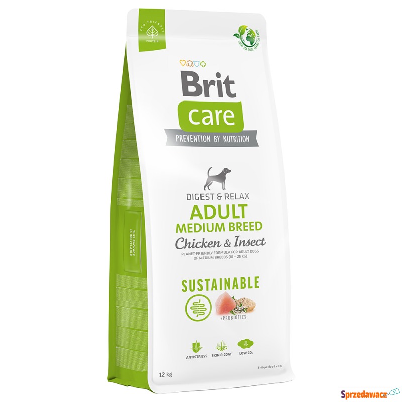 Brit Care Dog Sustainable Adult Medium Breed,... - Karmy dla psów - Częstochowa