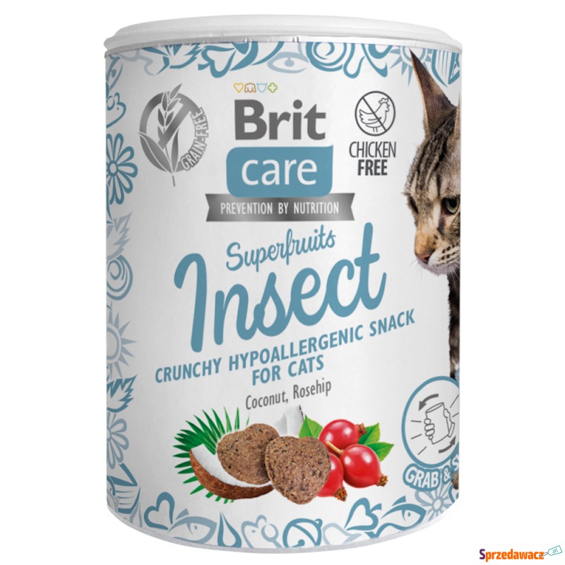 Brit Care Cat Snack Superfruits Insect, owady... - Przysmaki dla kotów - Biała Podlaska