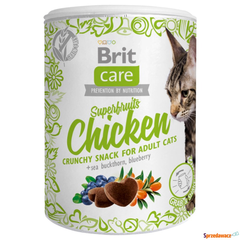 Brit Care Superfruits, kurczak - 100 g - Przysmaki dla kotów - Kutno