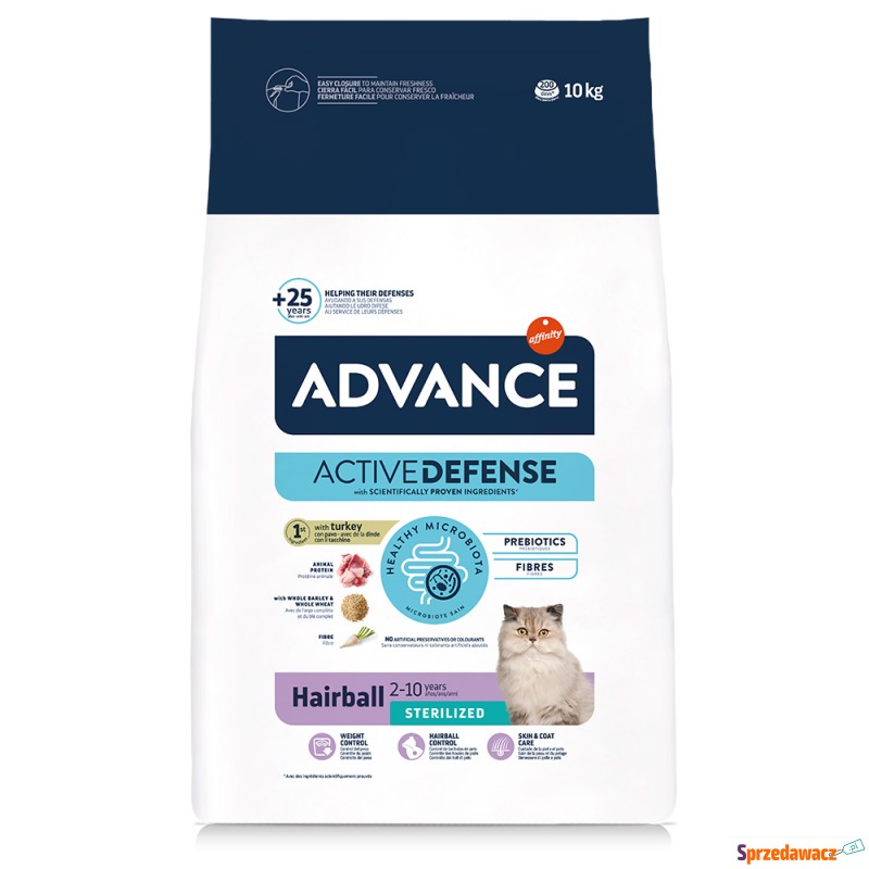 Advance Sterilized Hairball - 10 kg - Karmy dla kotów - Bytom