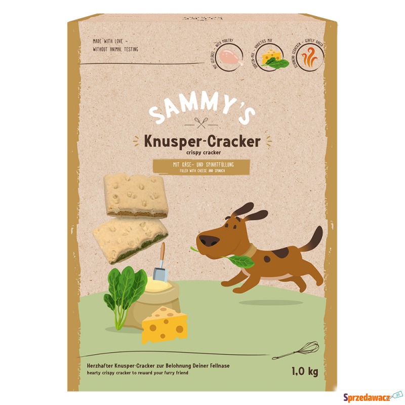 Sammy's chrupiące krakersy - 1 kg - Przysmaki dla psów - Radom