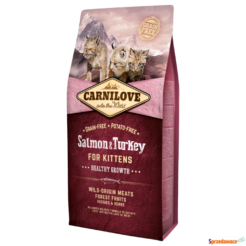 Carnilove for Kittens Healthy Growth, łosoś i... - Karmy dla kotów - Płock