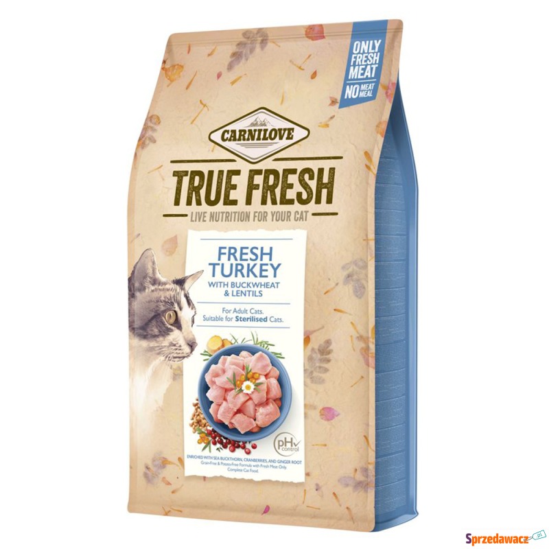 Carnilove True Fresh, indyk - 2 x 4,8 kg - Karmy dla kotów - Szczecin