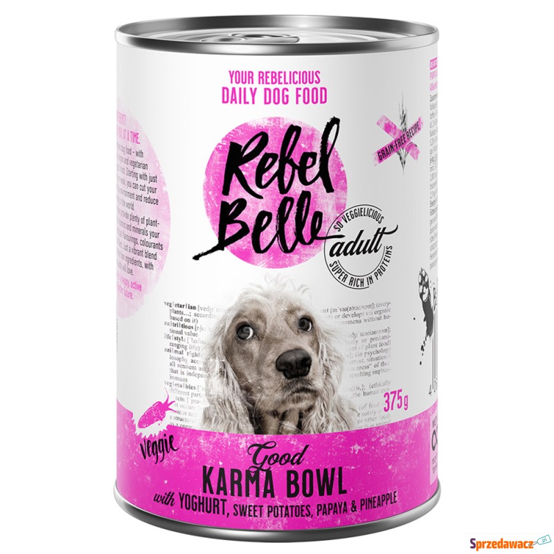 Rebel Belle Adult Good Karma Bowl - veggie -1... - Karmy dla psów - Pilchowo