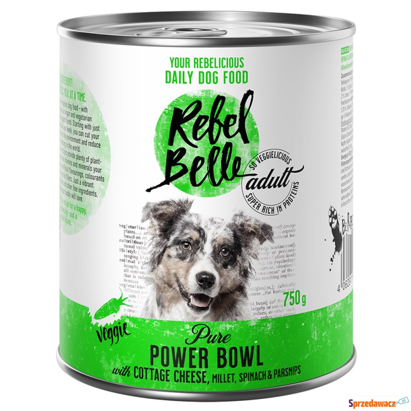 Rebel Belle Adult Pure Power Bowl - veggie - 6... - Karmy dla psów - Dąbrowa Górnicza