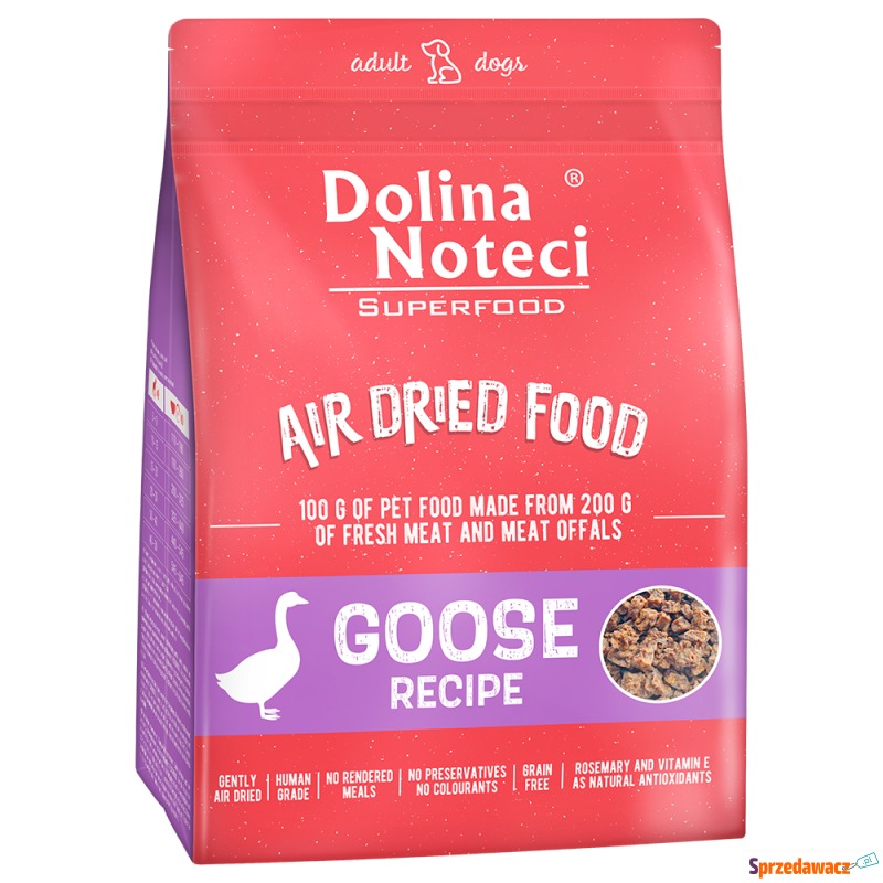 Dolina Noteci Superfood Adult, z gęsią - 1 kg - Karmy dla psów - Słupsk