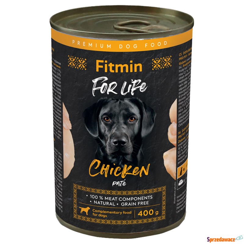 Fitmin Dog For Life, 6 x 400 g - Kurczak - Karmy dla psów - Łódź