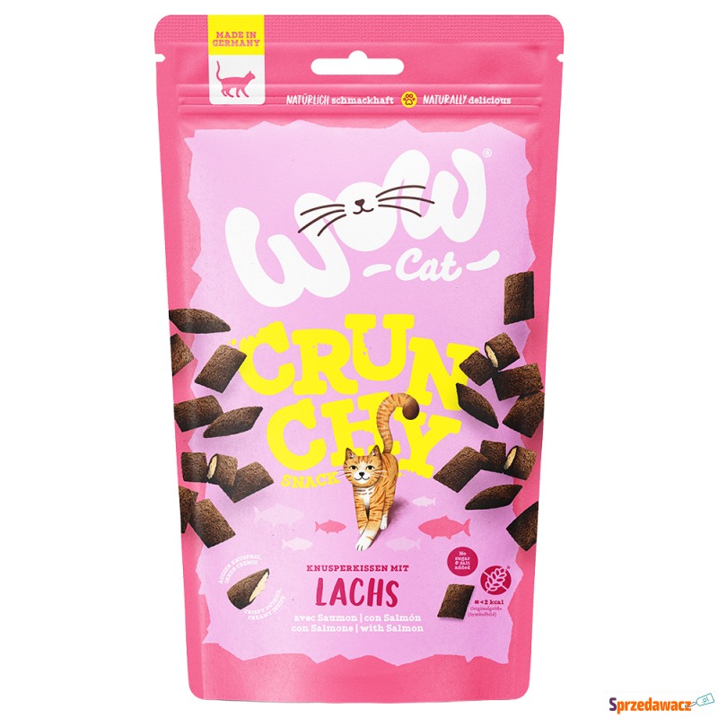 WOW Cat Crunchy Snack - Łosoś - Przysmaki dla kotów - Sochaczew