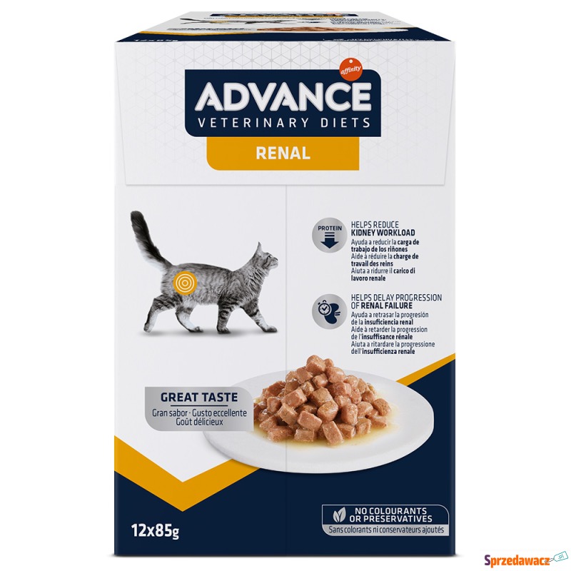 Advance Veterinary Diets Feline Renal - 24 x 85... - Karmy dla kotów - Toruń