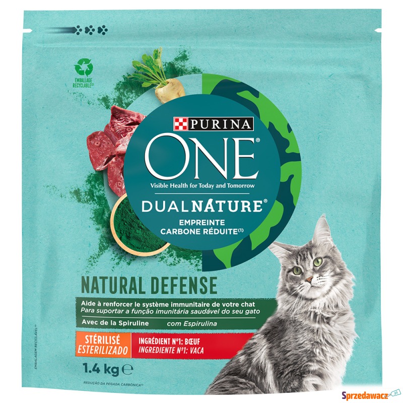 PURINA ONE Dual Nature Sterilized, wołowina ze... - Karmy dla kotów - Olsztyn