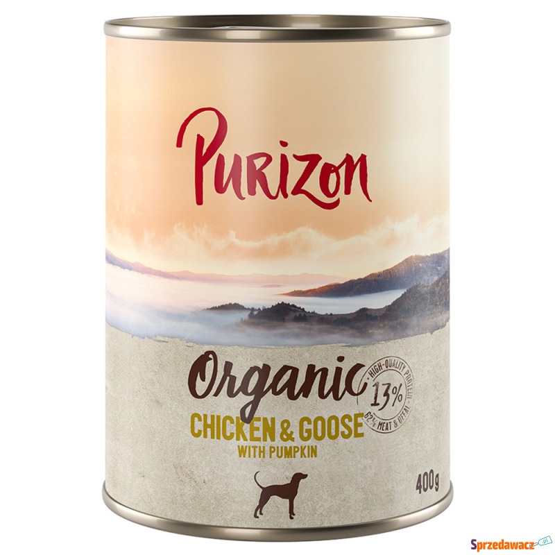 Purizon Organic, 6 x 400 g - Biokurczak i biogęś... - Karmy dla psów - Kędzierzyn-Koźle